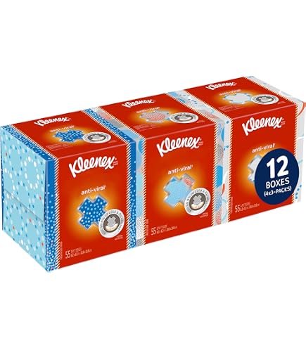 Amazon.com: Kleenex 21286 Boutique Anti-Viral Tissue, 3-Ply, Pop